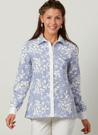 McCall Pattern Women's Straight and Asymmetrical Button-Up Shirt Palmer/Pletsch,