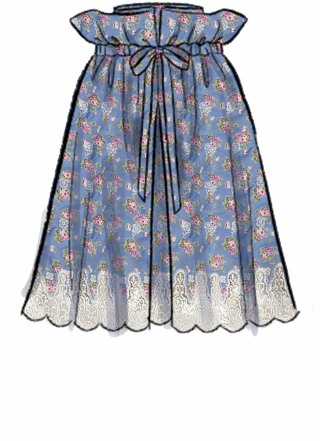 McCall's Patterns McCall's Women's Loose-Fitting Drawstring Skirt, Sizes 4-14