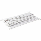 hobbyhub 3 Yards White Sewing Snap Button Tape Trim, 0.8 Inch Wide Soft Cloth