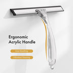 AmazerBath Shower Squeegee for Glass Doors, All-Purpose Squeegee with Suction