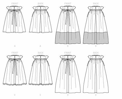 McCall's Patterns McCall's Women's Loose-Fitting Drawstring Skirt, Sizes 4-14