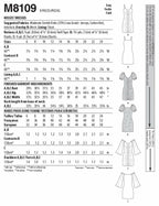 McCall Pattern 6-8-10-12, 6-8-10-12-14