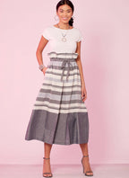 McCall's Patterns McCall's Women's Loose-Fitting Drawstring Skirt, Sizes 4-14