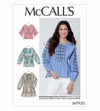McCall's Patterns McCall's Women's Loose Fitting Long Sleeve Shirt, Sizes L-XL