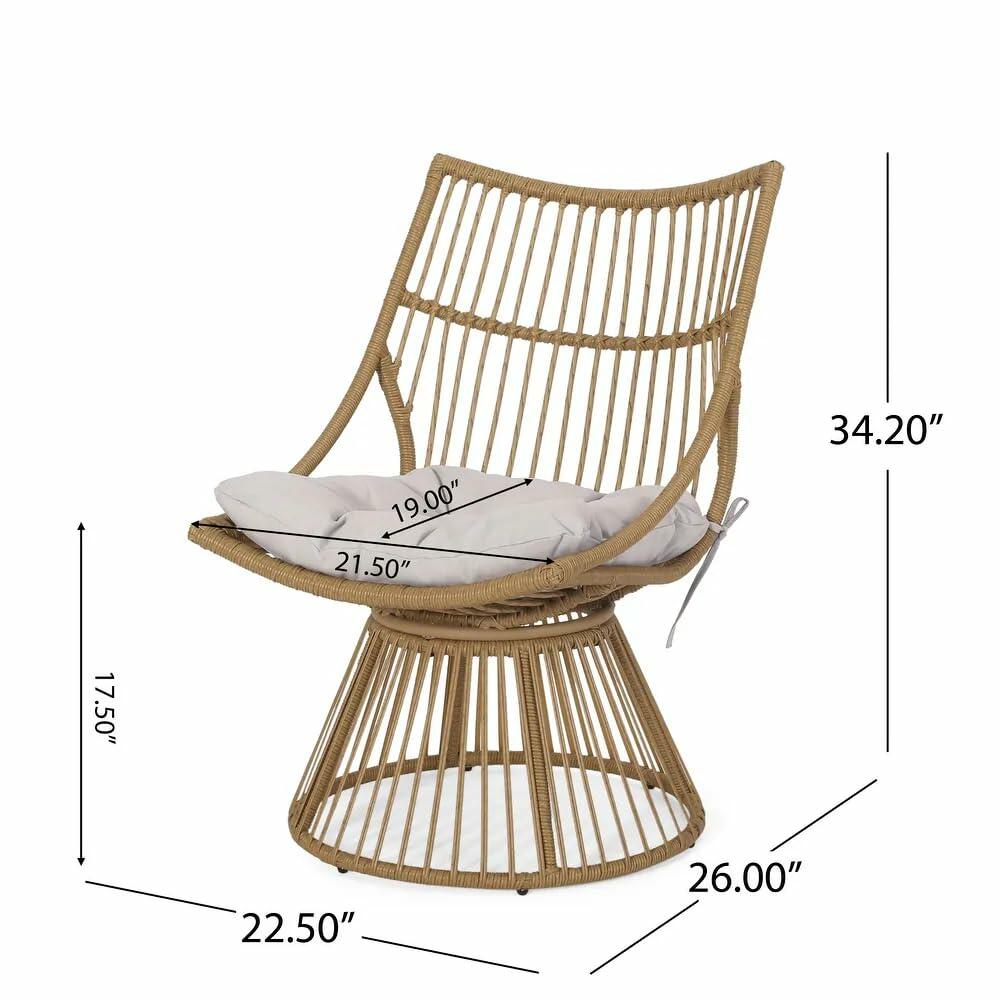 1 Chair Klaczituj Elaine Chair & Side Table