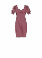 McCall's Women's Pullover Dress Sewing Patterns, Sizes 4-14, various, White