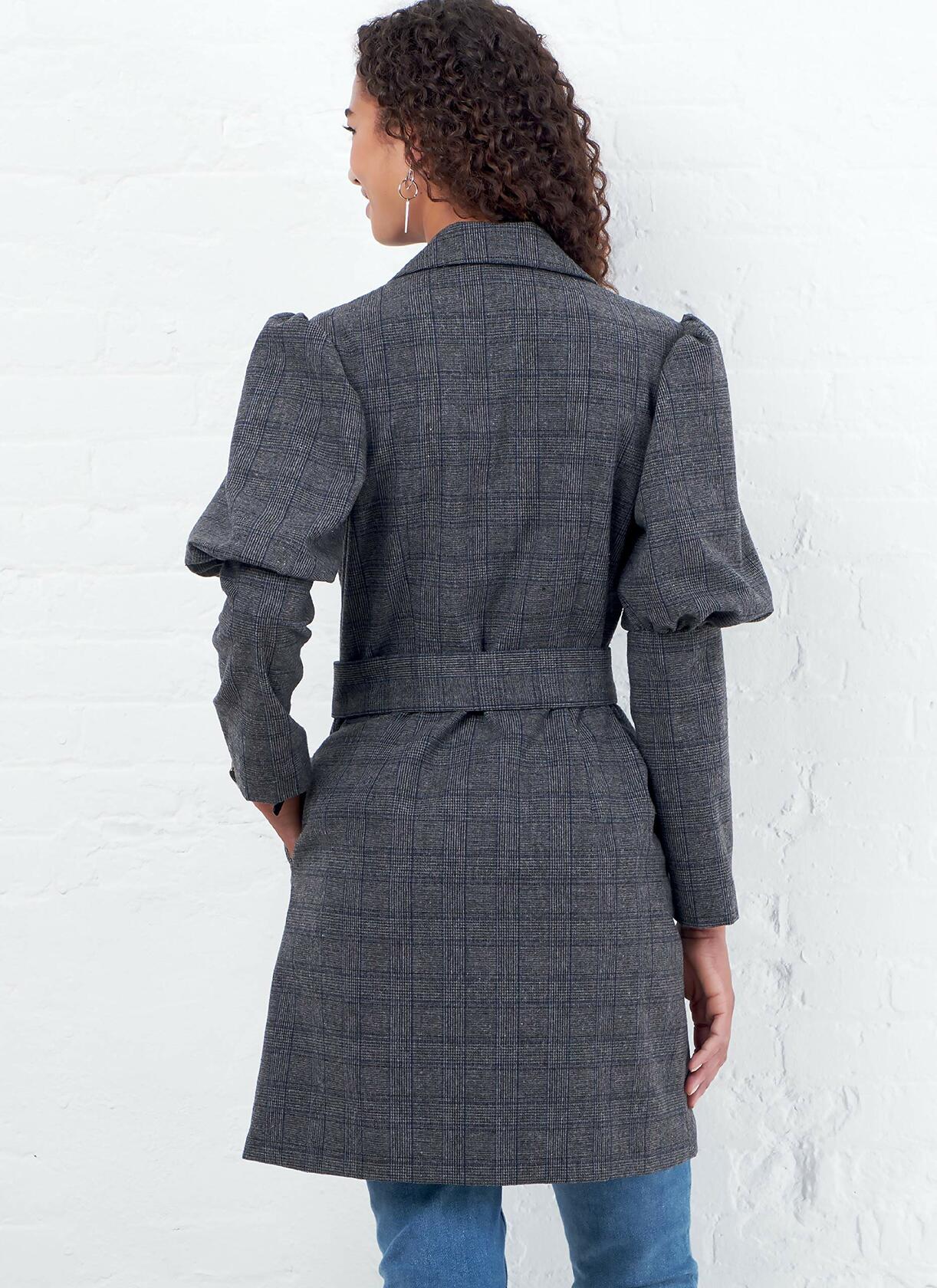 McCall's M7879E5 Women's Collared Fall Format Coat Sewing Patterns, Sizes 14-22