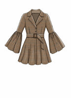 McCall's M7879E5 Women's Collared Fall Format Coat Sewing Patterns, Sizes 14-22