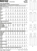 McCall's M8162E5 MISSES SPORTSWEAR, E5 (14-16-18-20-22)