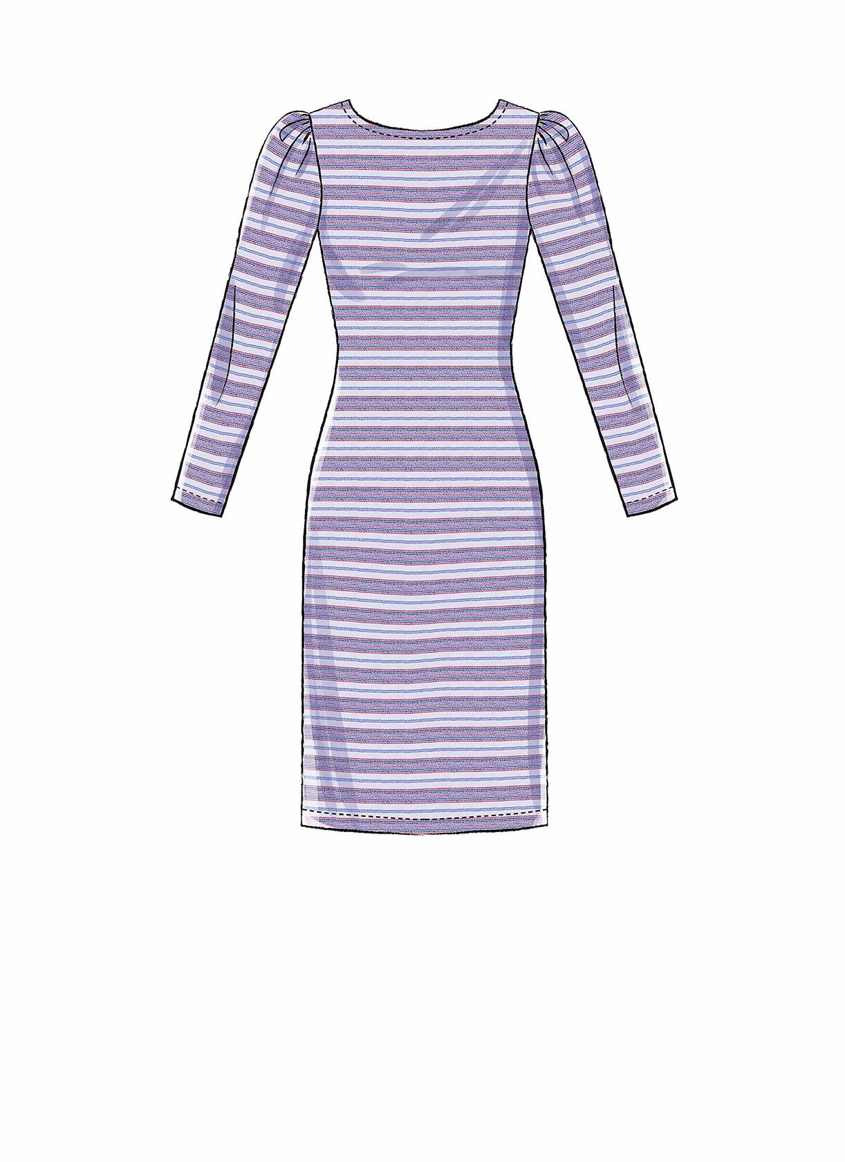 McCall's Women's Pullover Dress Sewing Patterns, Sizes 4-14, various, White