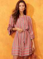 McCall Pattern Women's Loose Fitting Blouse and Dress, Sizes 14-22 Sewing