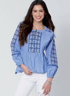 McCall's Patterns McCall's Women's Loose Fitting Long Sleeve Shirt, Sizes L-XL