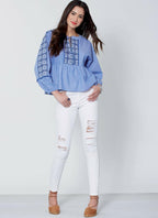 McCall's Patterns McCall's Women's Loose Fitting Long Sleeve Shirt, Sizes L-XL