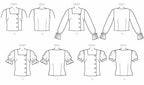McCall Pattern Company McCall's Women's Square Neckline Button-Up Blouse Sewing