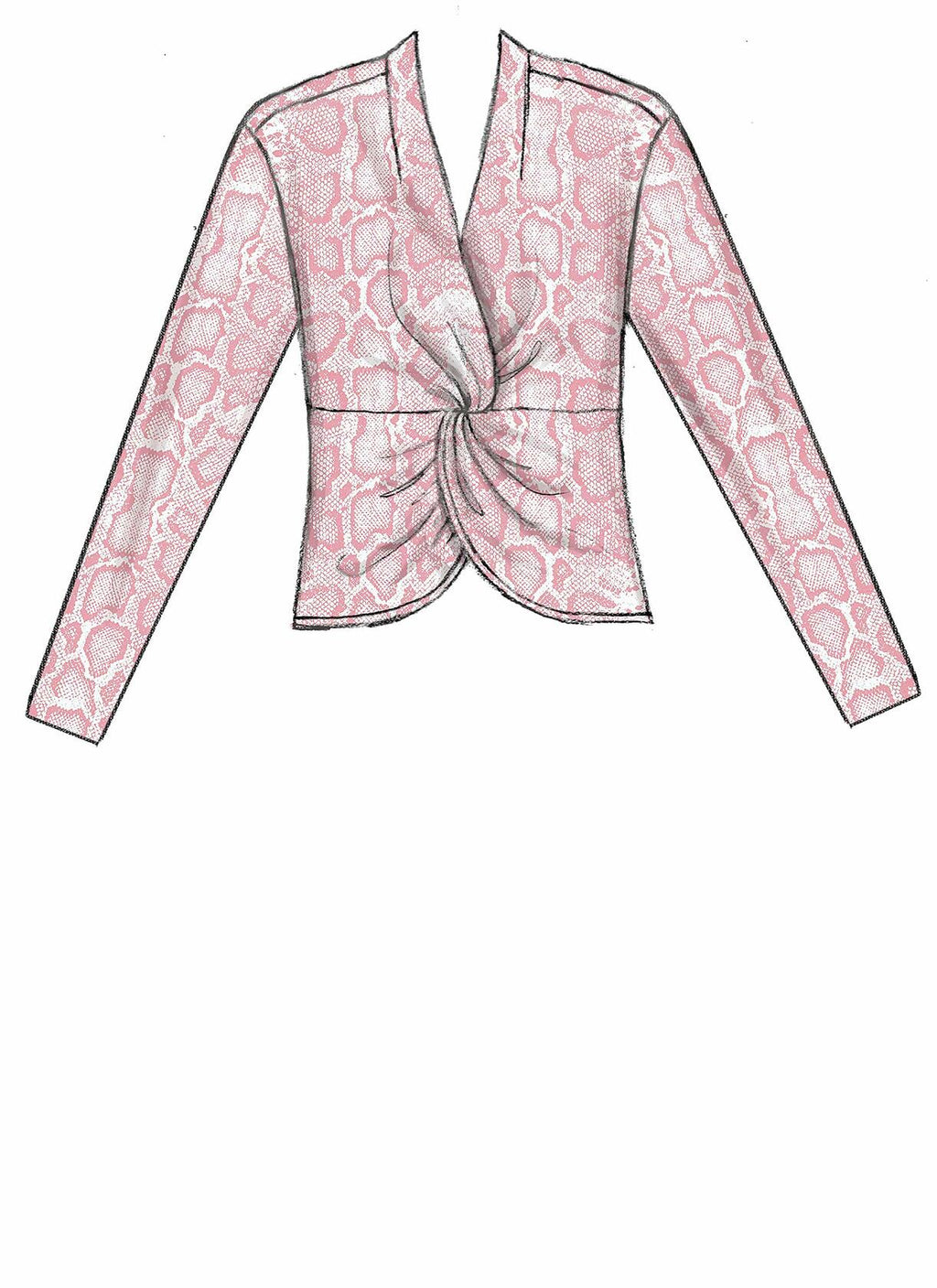 McCall Pattern Company McCall's M7957E6 Women's Twist-Front Shirt Sewing