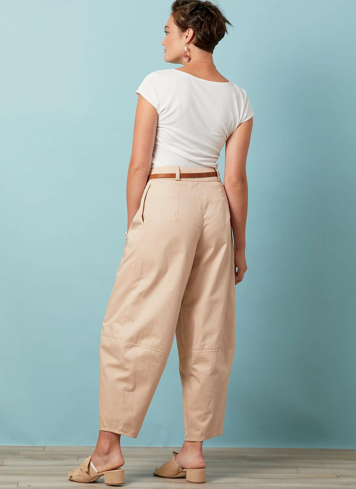 McCall Pattern Women's Loose Fit Capri Pants, Sizes 6-14 Sewing Pattern