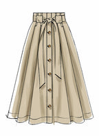 McCall Pattern Company McCall's Women's Knee Length Pleated Skirt, Sizes 14-22