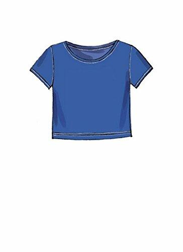 McCall Patterns Girls' Plus Knit Tops and Flared Skirts