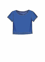 McCall Patterns Girls' Plus Knit Tops and Flared Skirts