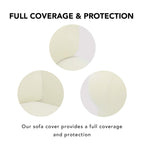 PureFit Super Stretch Sofa Slipcover – Spandex Non Slip Soft Couch Sofa Cover,