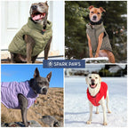 Spark Paws Dog Winter Jacket, Water-Resistant Coat, Warm Reflective Windproof