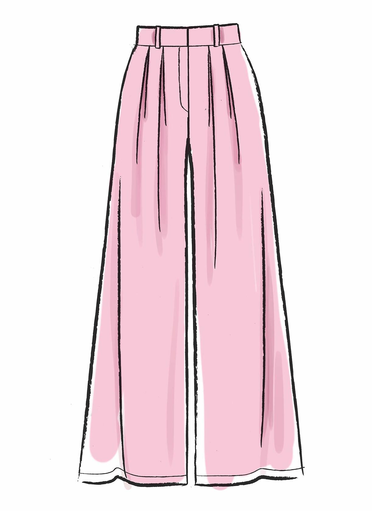 McCall Pattern Women's Loose Fit Capri Pants, Sizes 6-14 Sewing Pattern
