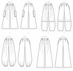 McCall Pattern Women's Loose Fit Capri Pants, Sizes 6-14 Sewing Pattern