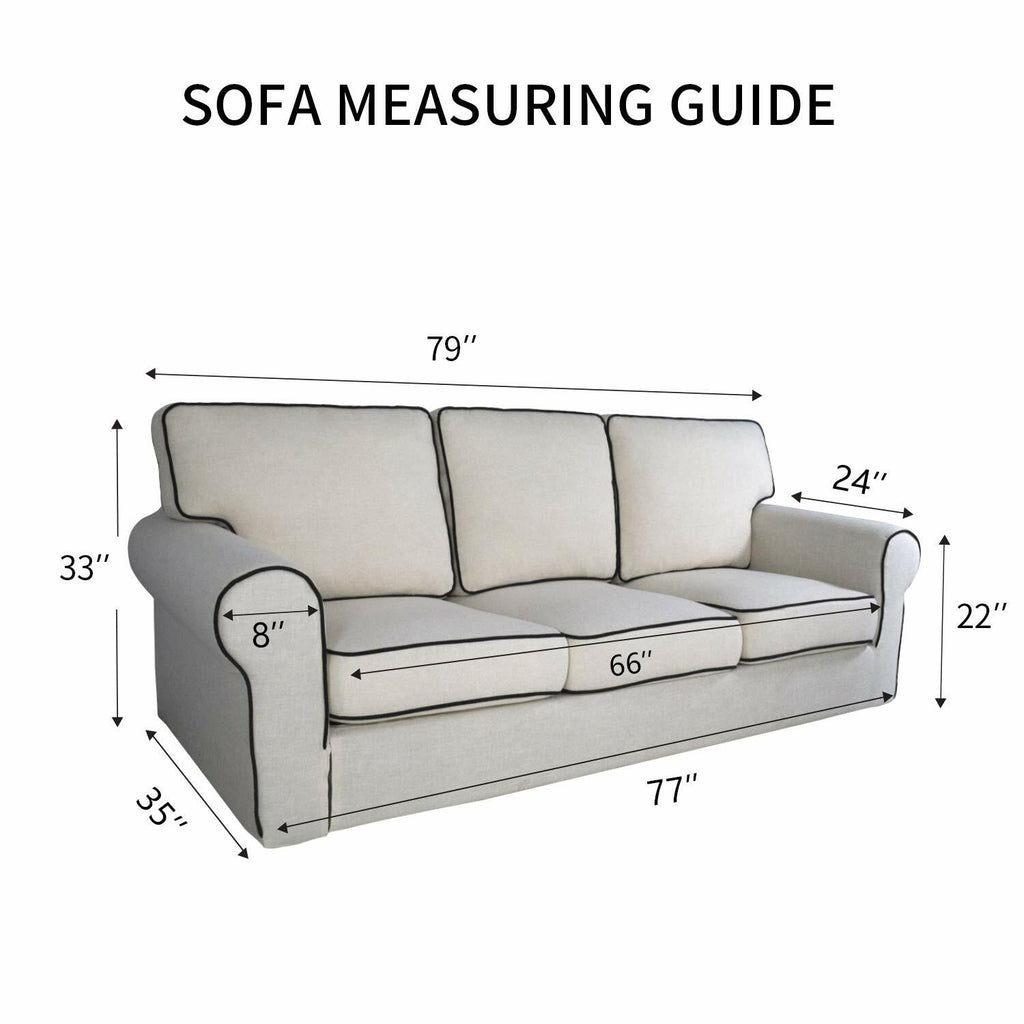 PureFit Reversible Quilted Sofa Cover, Water Resistant Slipcover Furniture