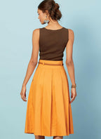 McCall Pattern Company McCall's Women's Knee Length Pleated Skirt, Sizes 14-22