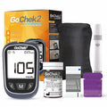 MicroTech Glucometer Kit 10 Strips & Lancets, No Coding, 500 Storage, Wider HCT