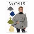 McCall Patterns Misses Hooded/Collared or Collarless Capes
