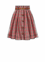 McCall Pattern Company McCall's Women's Knee Length Pleated Skirt, Sizes 14-22