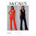 McCall's Misses' Deep-V Jumpsuit, 14-16-18-20-22