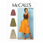 McCall Pattern Company McCall's Women's Knee Length Pleated Skirt, Sizes 14-22