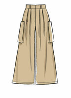 McCall Pattern Women's Loose Fit Capri Pants, Sizes 6-14 Sewing Pattern