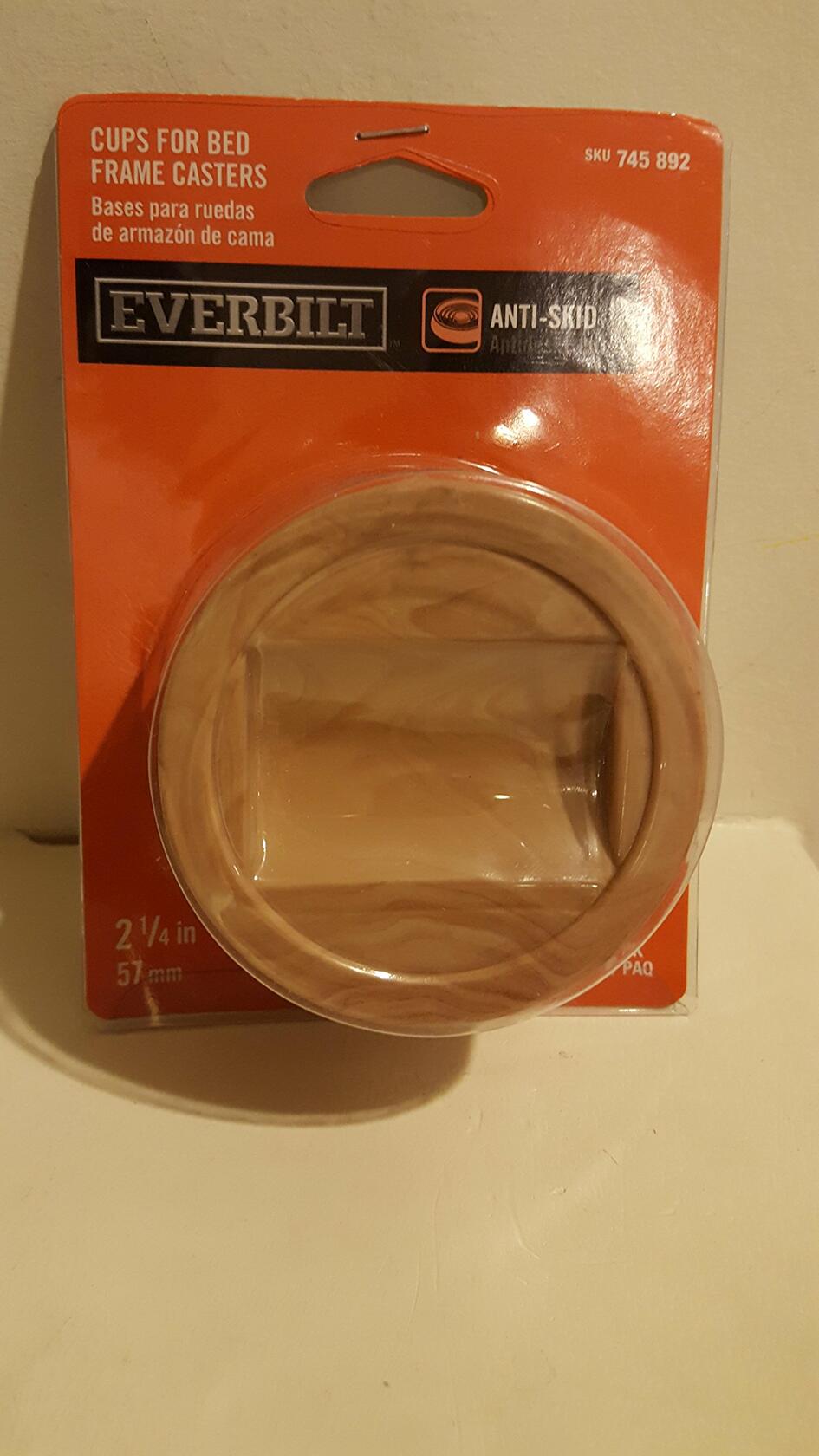 4 Pack 2-1/4 in. Large Wood Effect Non-Slip Furniture Cups