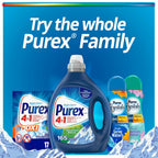 Purex 4-in-1 Laundry Detergent Liquid, Mountain Breeze, 82.5 oz, 165 Loads,