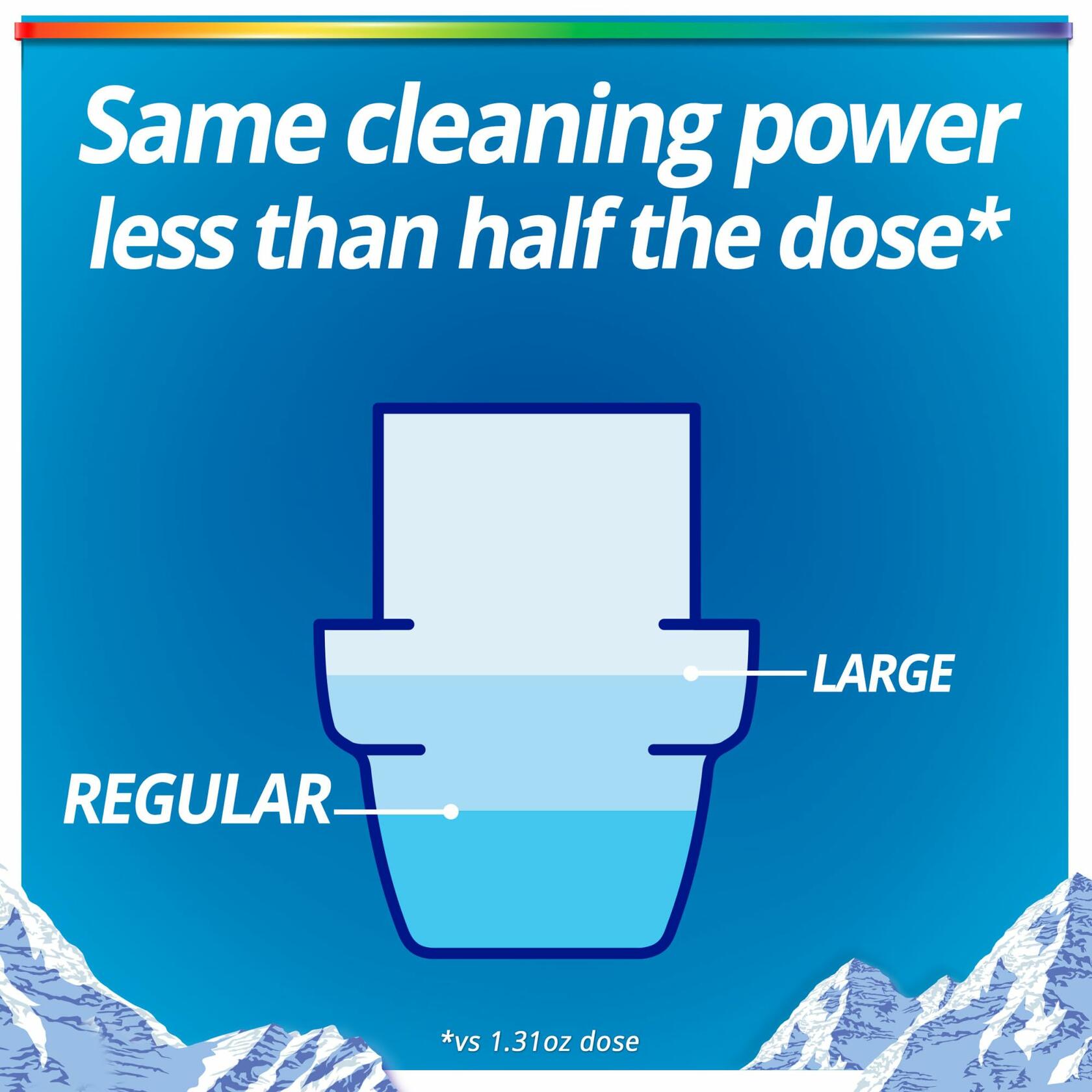 Purex 4-in-1 Laundry Detergent Liquid, Mountain Breeze, 82.5 oz, 165 Loads,