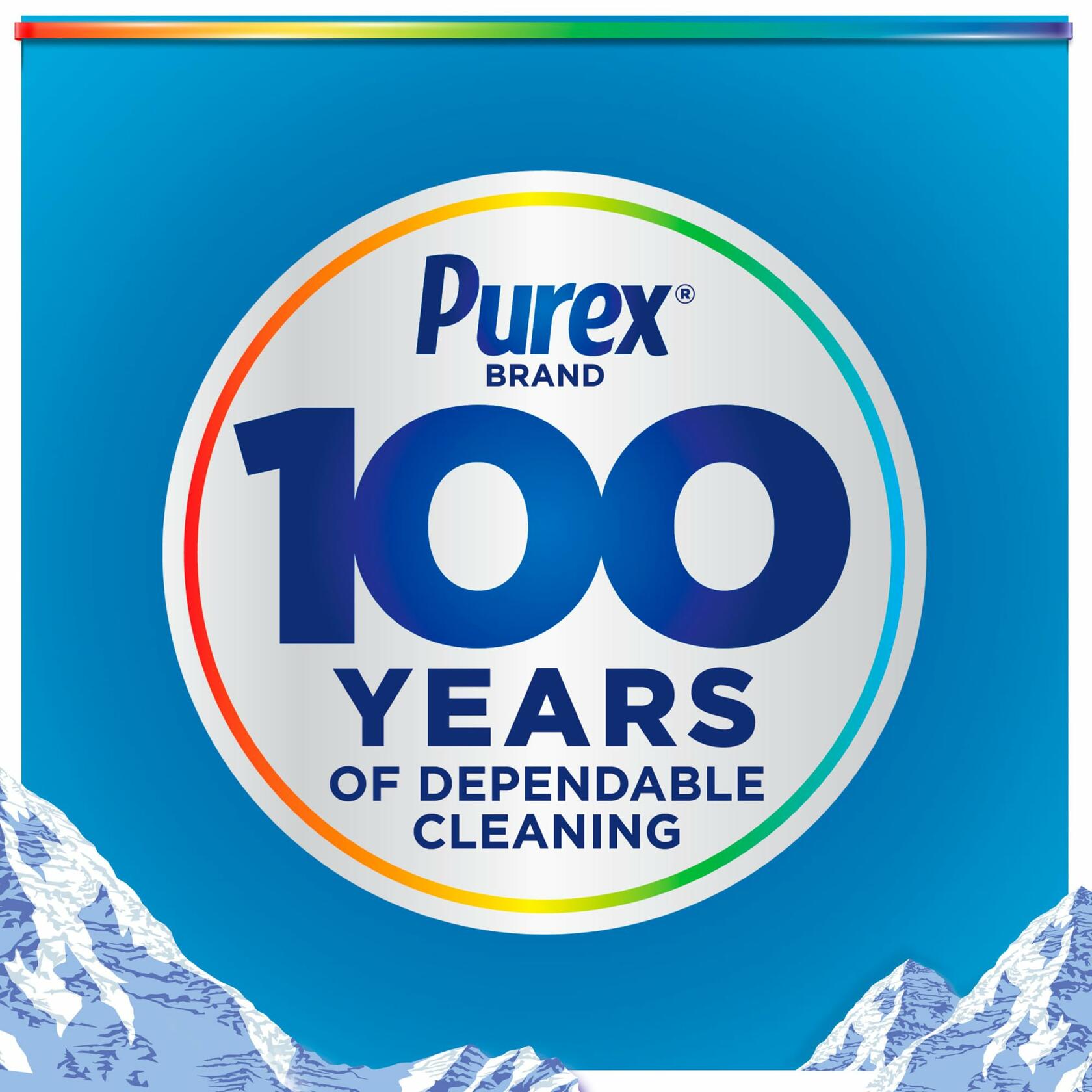 Purex 4-in-1 Laundry Detergent Liquid, Mountain Breeze, 82.5 oz, 165 Loads,