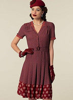 McCall's Patterns Misses' Inverted Notch-Collar Shirt Dresses and Belt Sewing