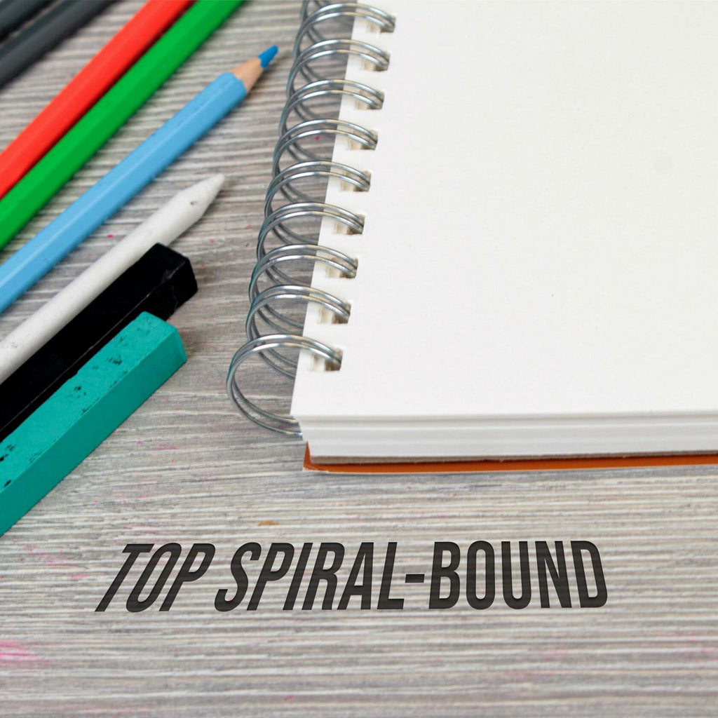 2 Pack U.S. Art Supply 9"x12" Top Spiral Bound Sketch Book, 100 Sheets Each,