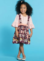 McCall Pattern Company McCall's M7797 Girl's Skirt and Long Sleeve Shirt Sewing
