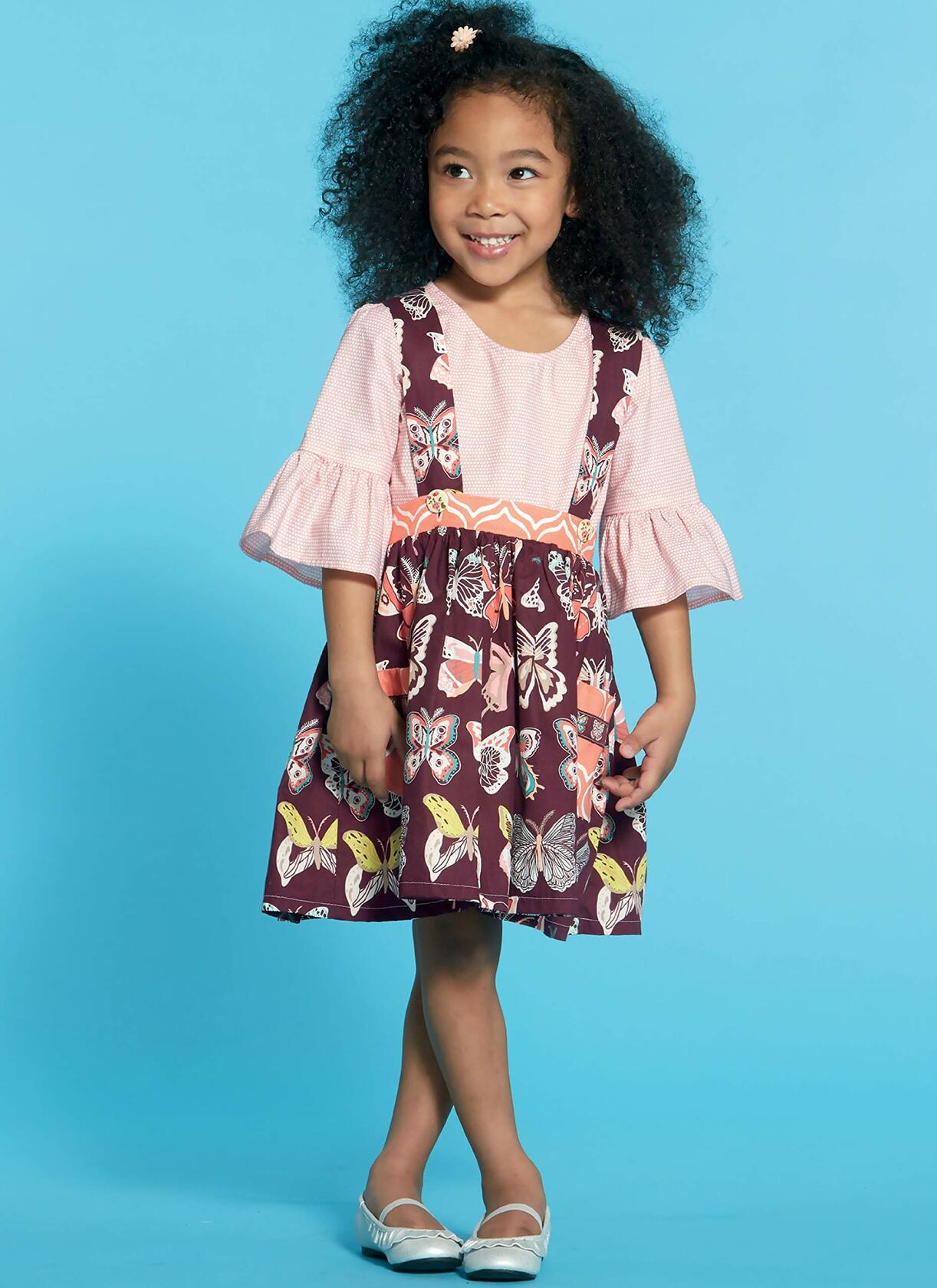 McCall Pattern Company McCall's M7797 Girl's Skirt and Long Sleeve Shirt Sewing