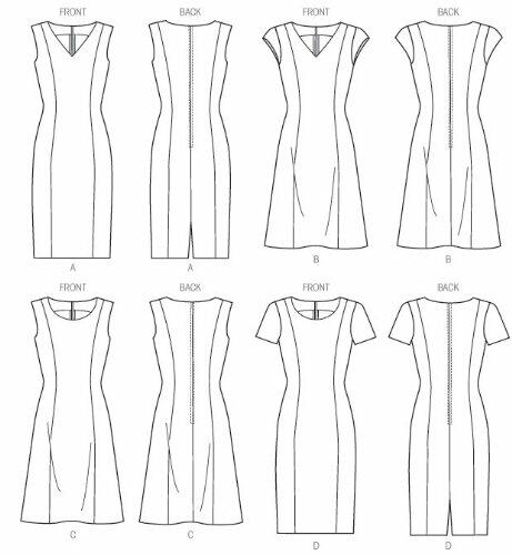 McCall Pattern Company M6920 Misses/Miss Petite/Womens/Womens Petite Dresses,