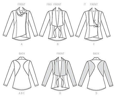 McCall's Patterns M7199 Misses' Jackets Sewing Template, E5 (14-16-18-20-22)