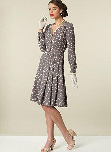 McCall's Patterns Misses' Inverted Notch-Collar Shirt Dresses and Belt Sewing