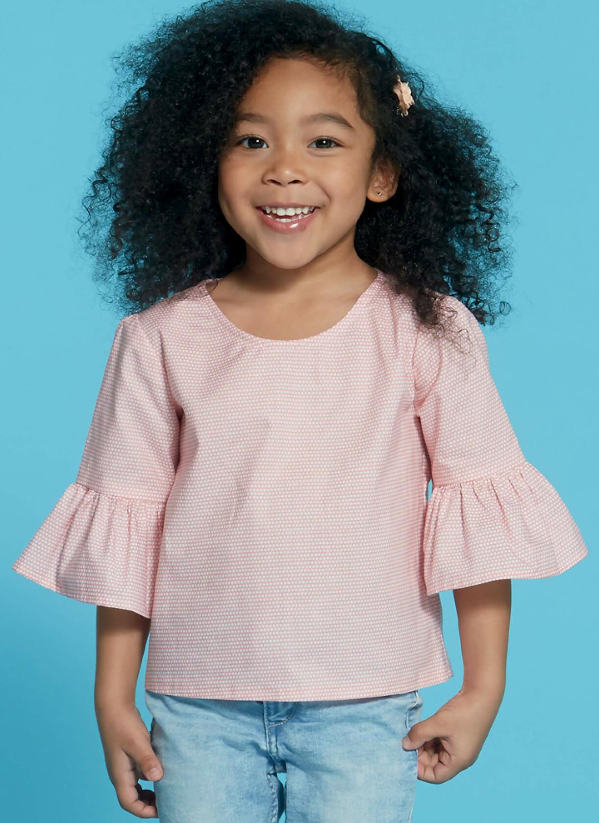 McCall Pattern Company McCall's M7797 Girl's Skirt and Long Sleeve Shirt Sewing