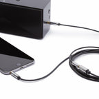 Amazon Basics 3.5mm Aux Jack Audio Extension Cable 25 Foot Black Male to Female,