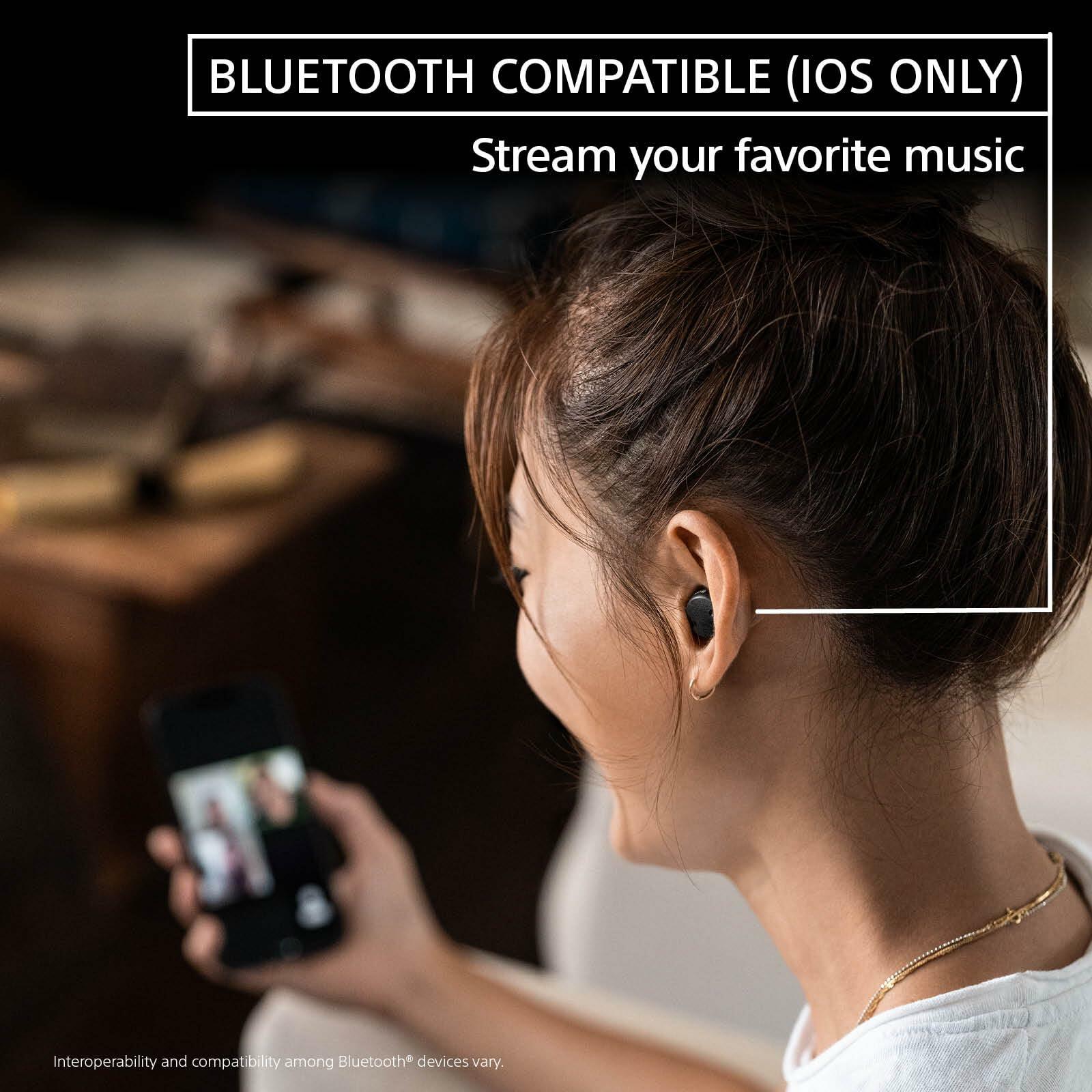 Check description: Sony CRE-E10 Self-Fitting OTC Hearing Aids for Mild to