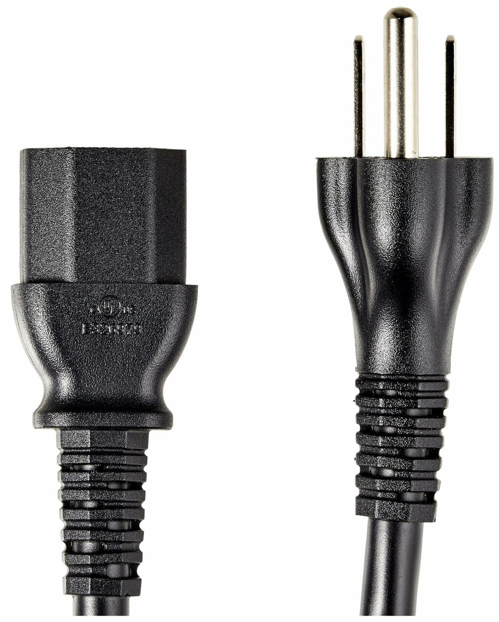 Amazon Basics PC Power Cord, 6 feet, AC Power Cord for Monitor, Computer, TV, 3